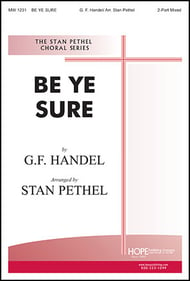 Be Ye Sure Two-Part Mixed choral sheet music cover